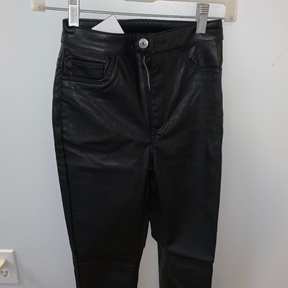 H&M Faux Leather Pants